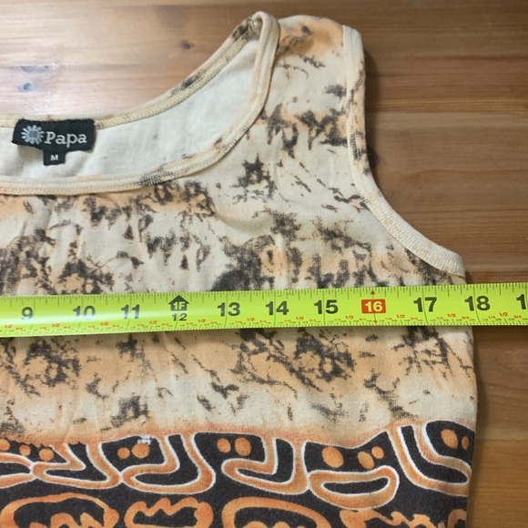 Papa midweight 100% cotton crop top with Native American vibe - Picture 6 of 8